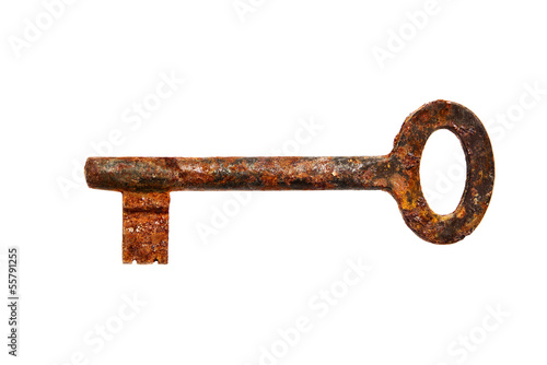 Rusty key photo