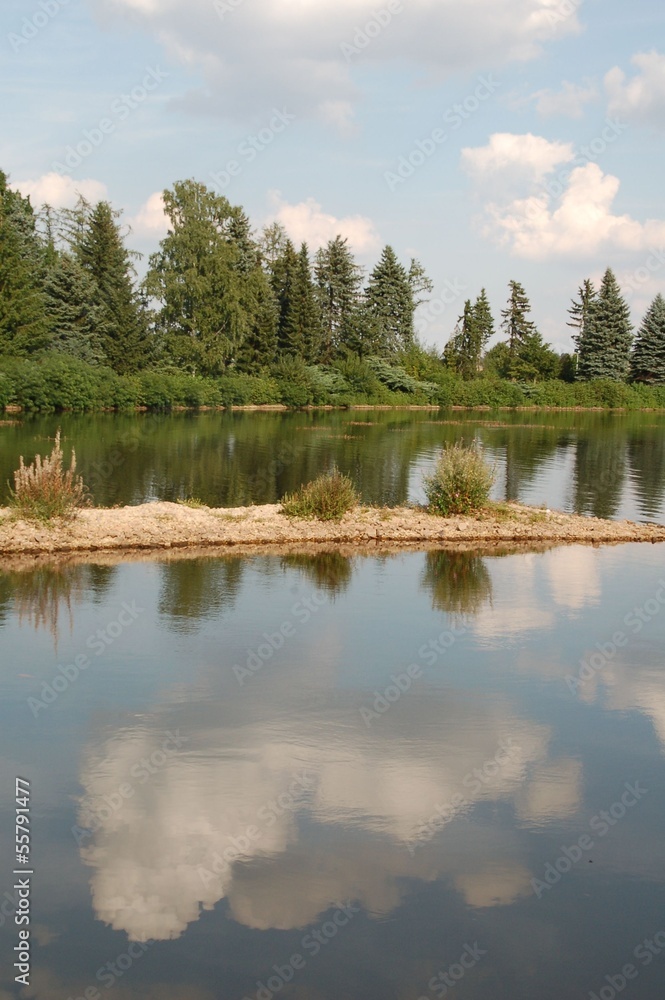Fototapeta premium Spiegelung am See