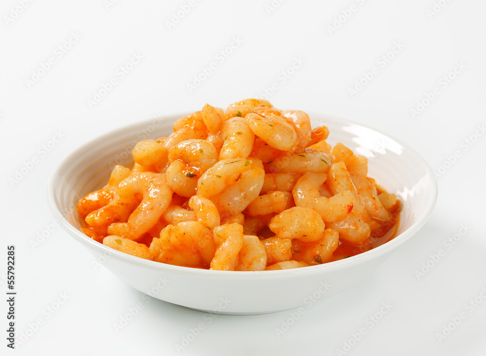 Shrimps with spicy sauce Shrimps with spicy sauce