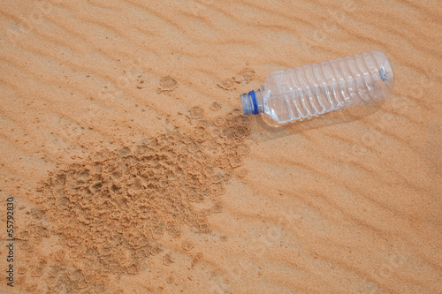 bottle in the desert