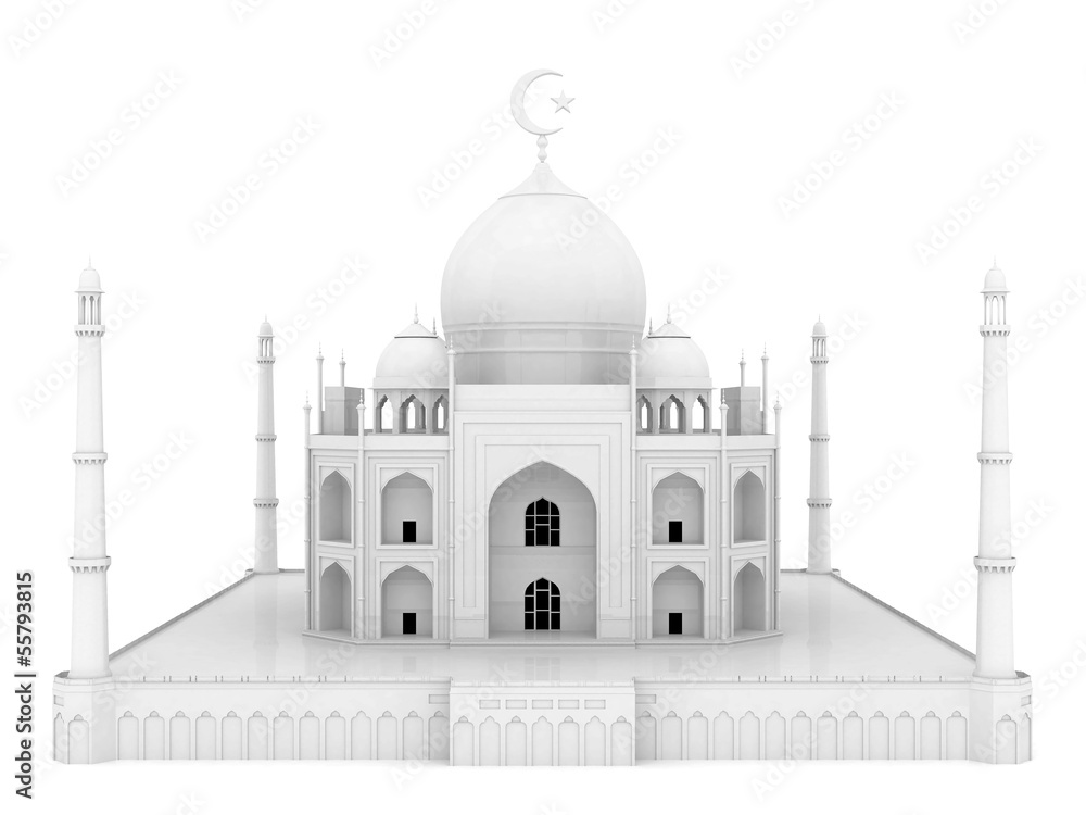 beautiful white mosque