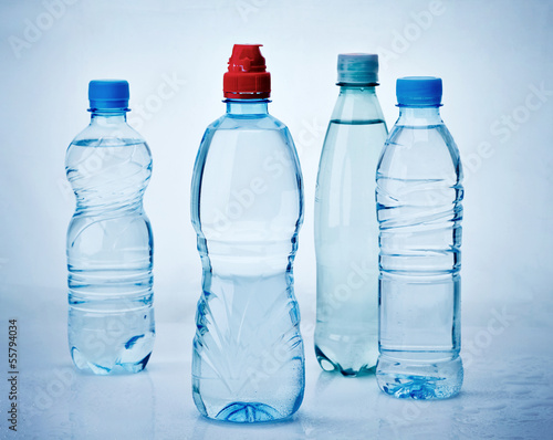 various water bottles