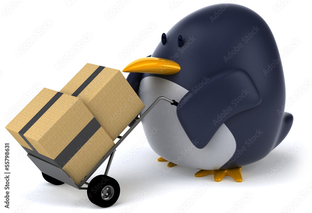 Obraz premium Fun penguin