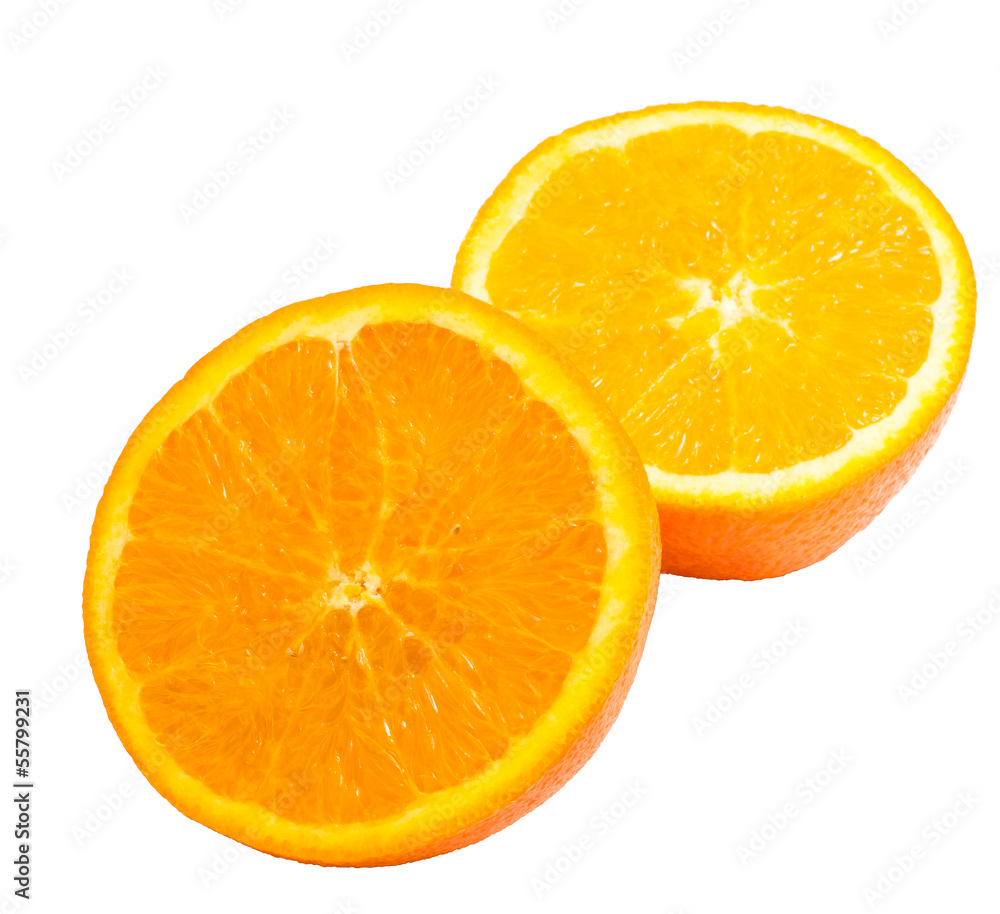 Orange isolated on white background