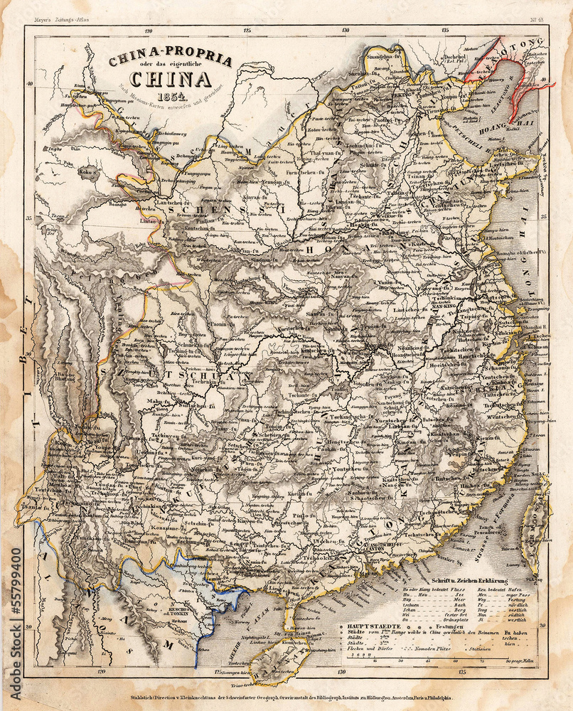 Obraz premium Old China