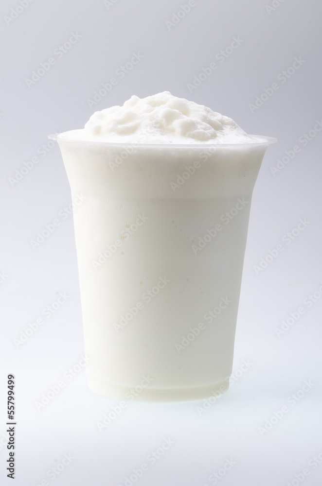 yogurt isolated over white background yogurt isolated over white background
