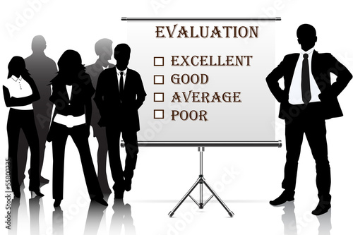 human resources manager check  evaluation form report card