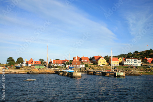 Gudhjem on Bornholm Island, Denmark
