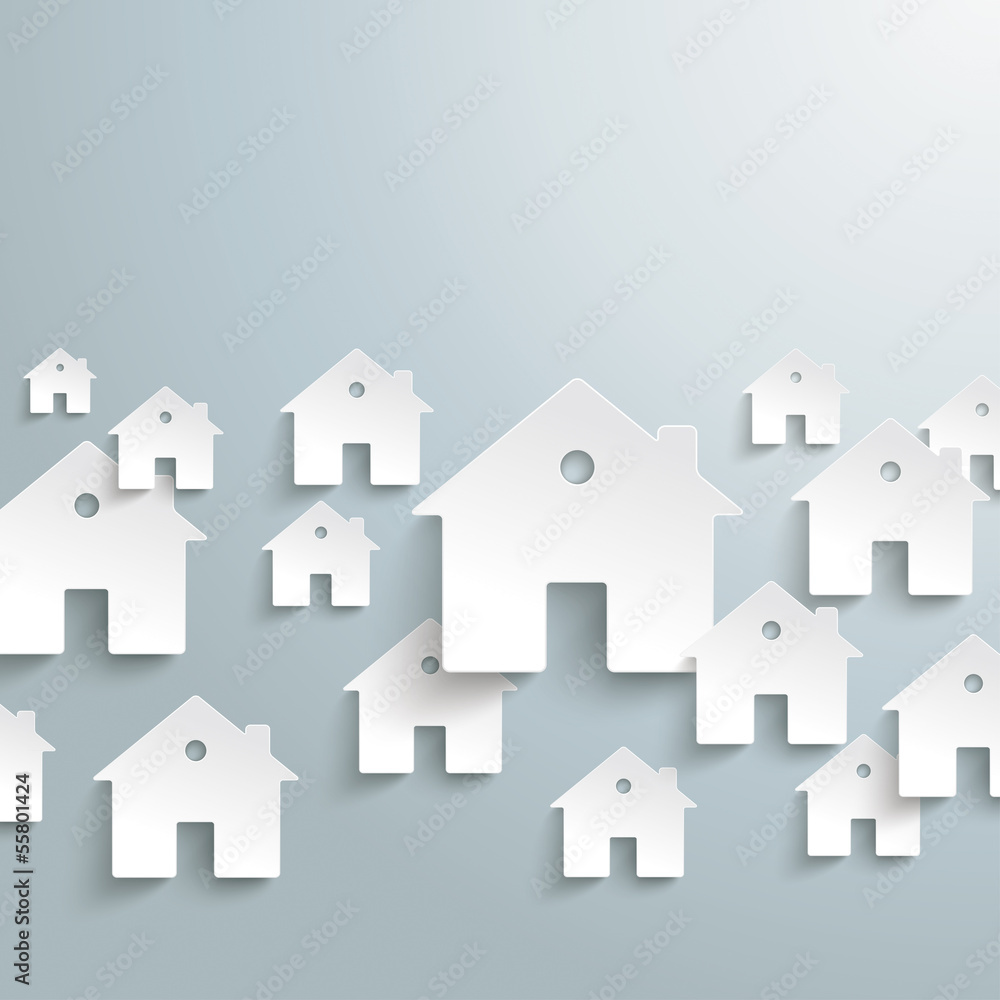 White Paper Houses Background White Paper Houses Background