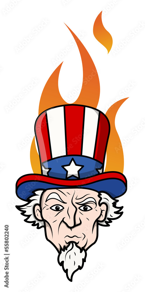 Uncle Sam Vector in Attitude