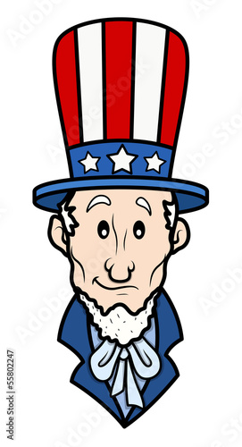 Classic Uncle Sam - 4th of July Vector Illustration