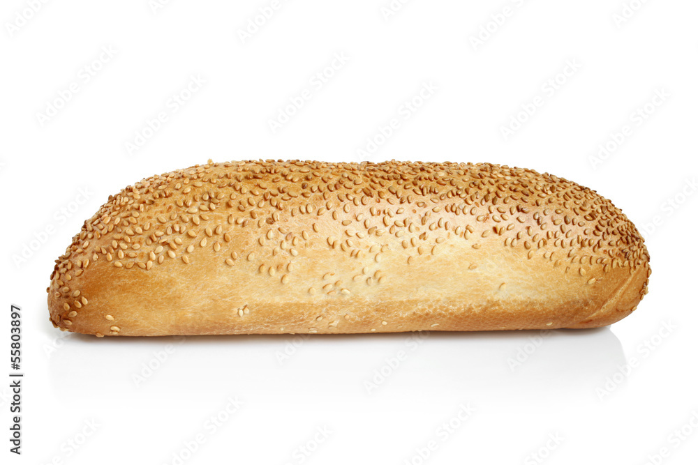 Mini French bread baguette with sesame seeds Mini French bread baguette with sesame seeds