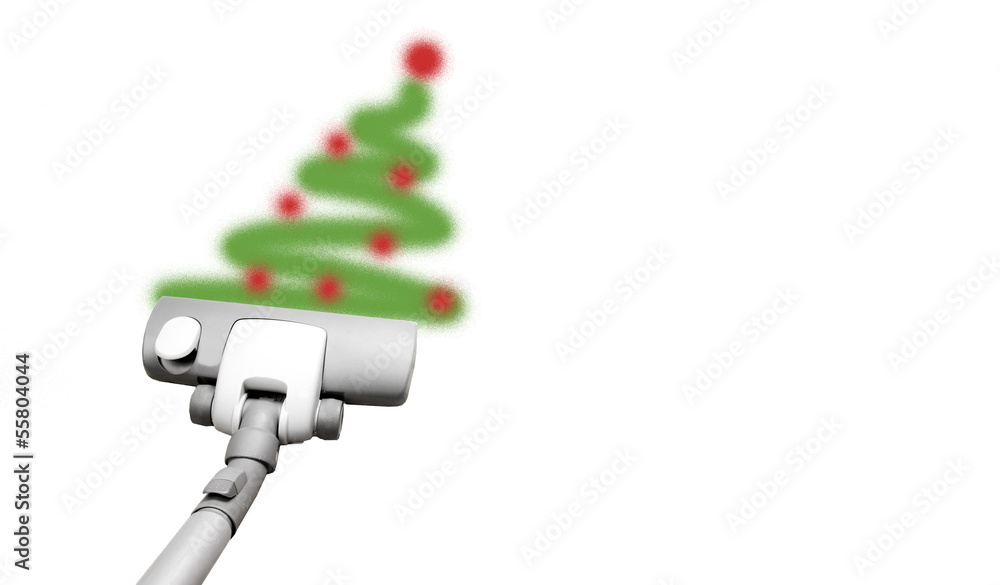 Christmas vacuuming Christmas vacuuming