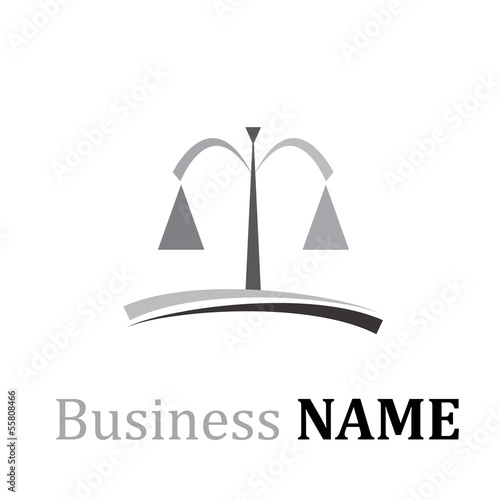 Vector logo lawyer