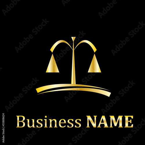 Vector logo lawyer