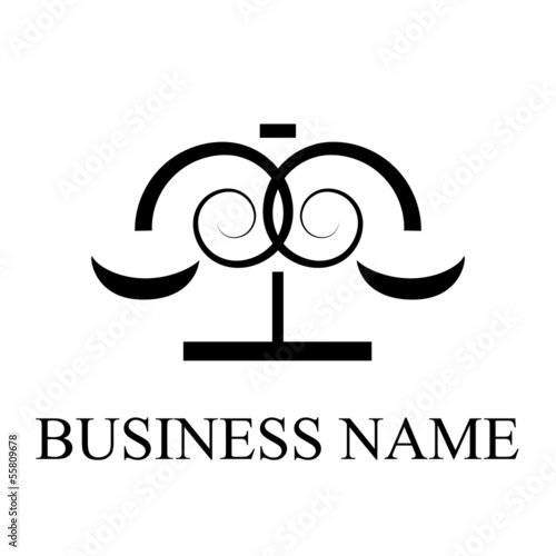 Vector logo lawyer