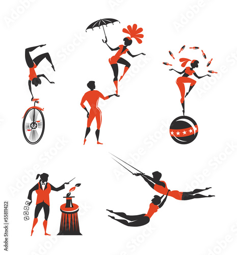 Circus artists