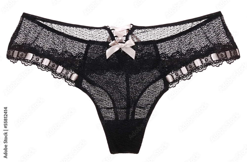 Sexy black underwear of a female Sexy black underwear of a female