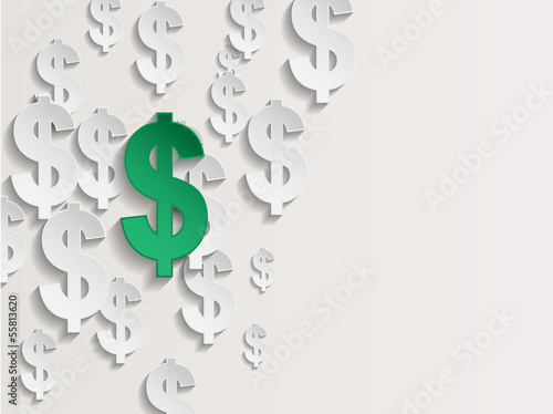 Dollar sign background