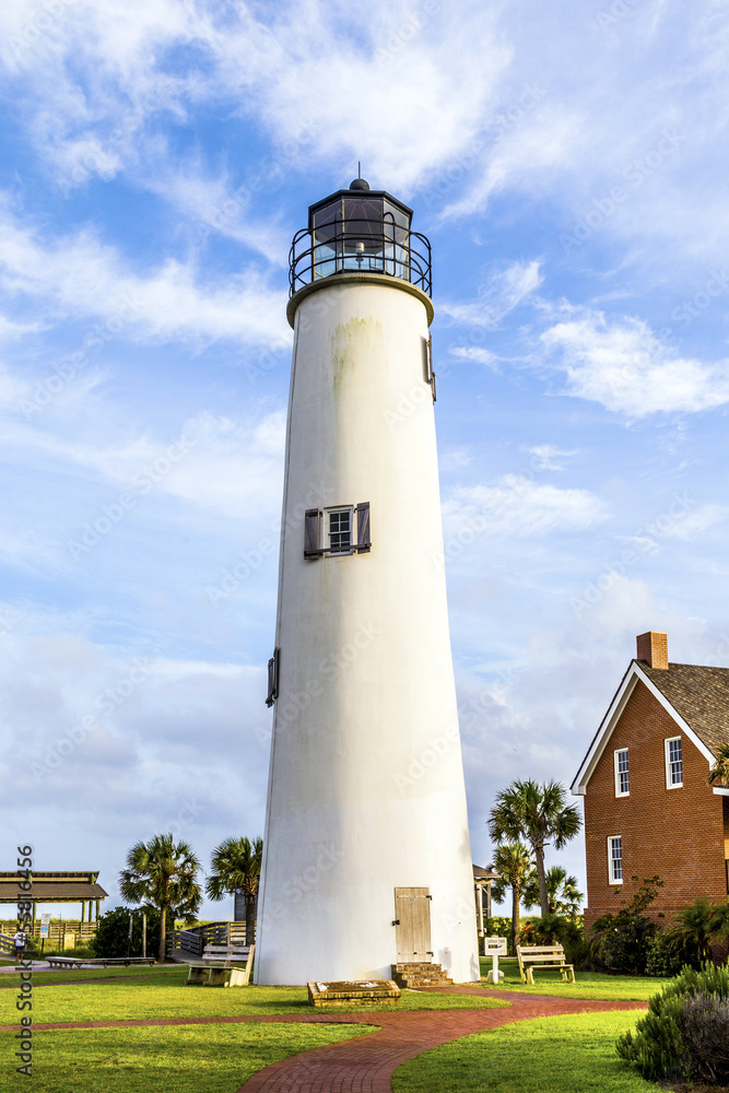 Lighthouse on the Gulf of Mexico in Eastpoint Lighthouse on the Gulf of Mexico in Eastpoint