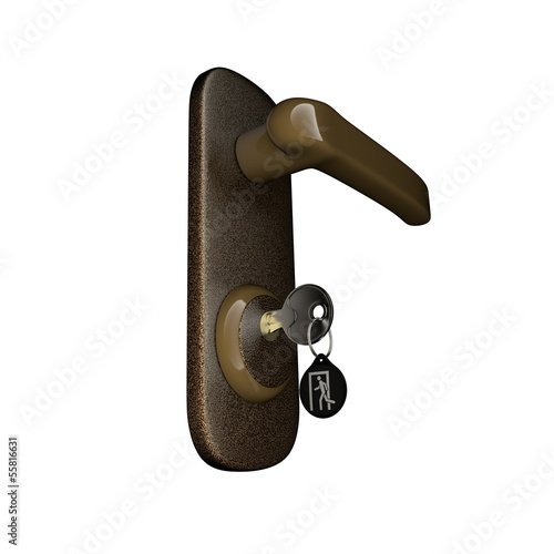 key in the lock