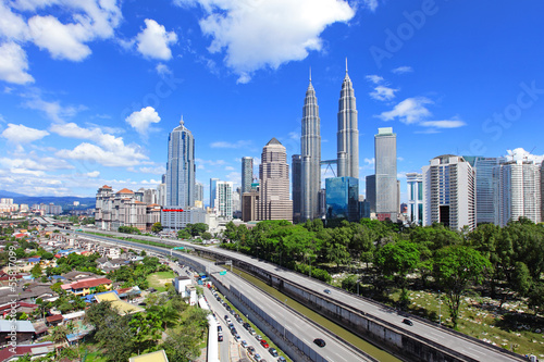Canvas Print Kuala Lumpur skyline