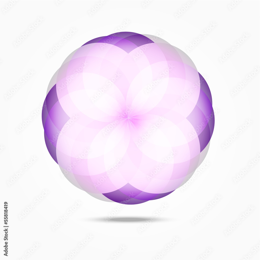 Purple flower blooming in the air abstract background Purple flower blooming in the air abstract background