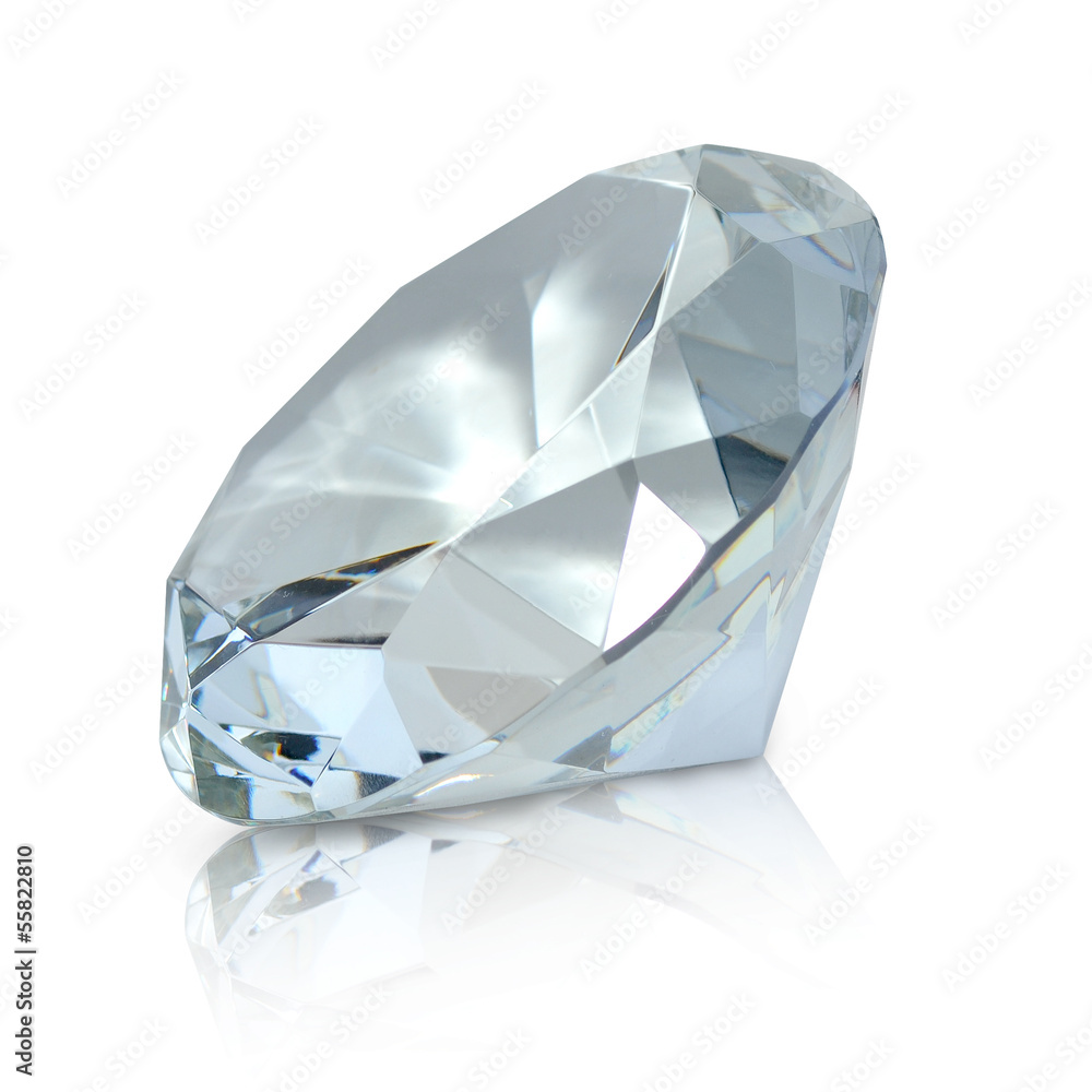 diamond jewel on white background diamond jewel on white background