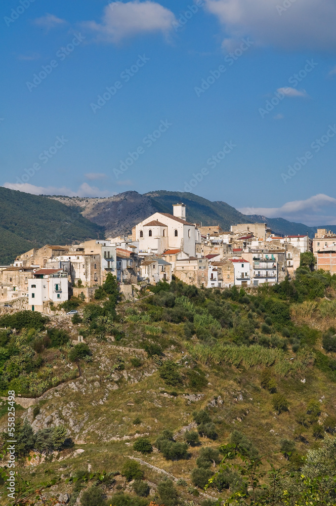 Panoramic view of Cagnano Varano. Puglia. Italy. Panoramic view of Cagnano Varano. Puglia. Italy.
