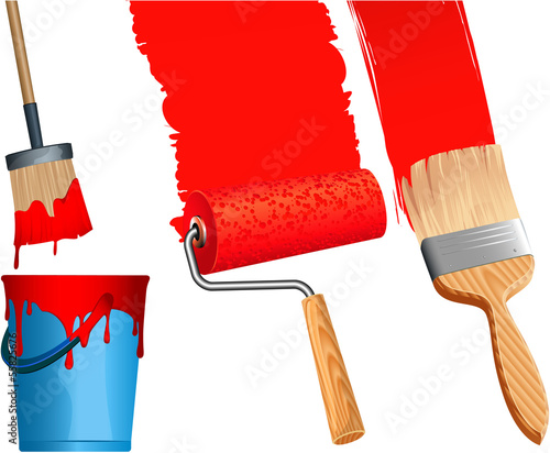 Paint. Vector.