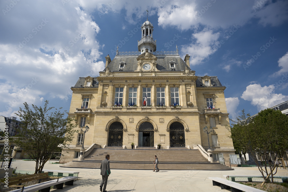 Obraz premium Asnières,hôtel de ville