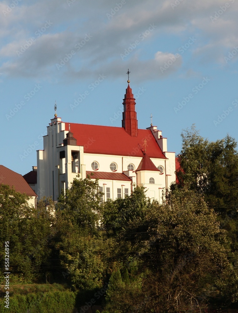 church of enclosured female cloister WIZYTKI in Jaslo