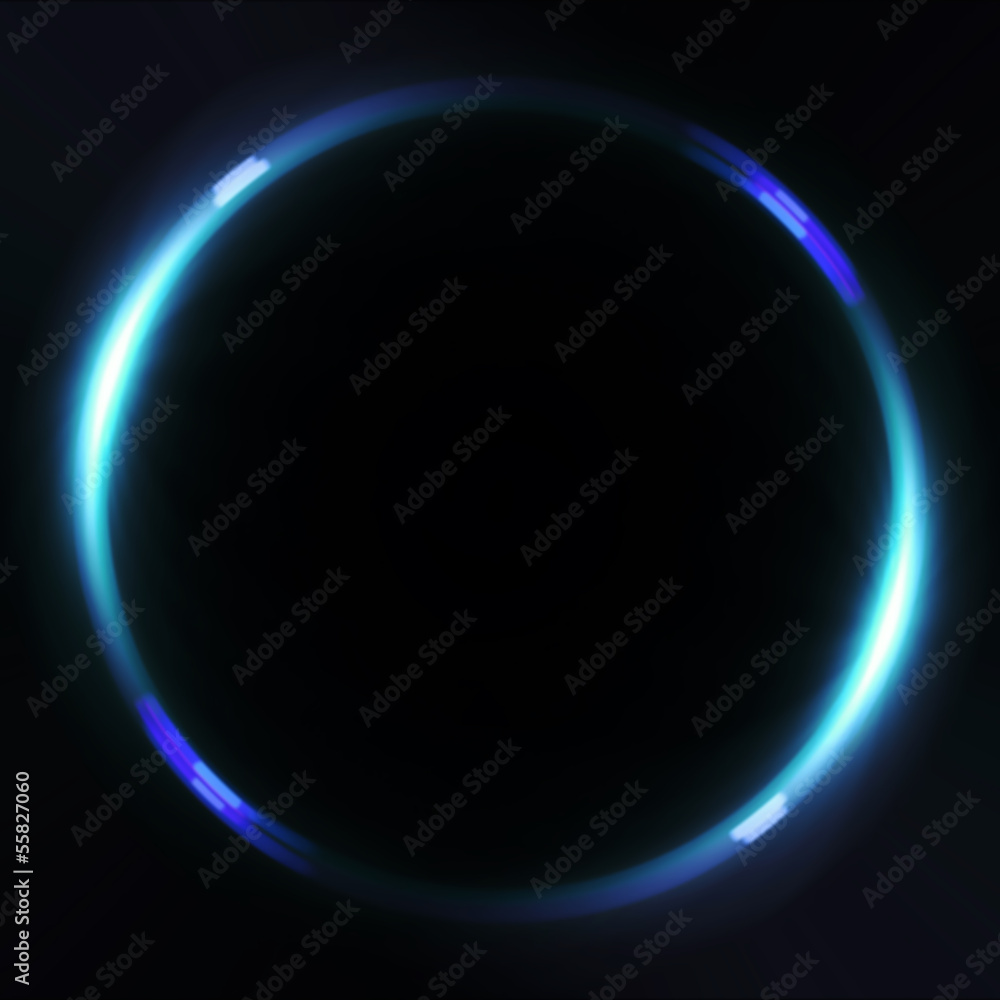 Lens Flares crossing blue glow Lens Flares crossing blue glow