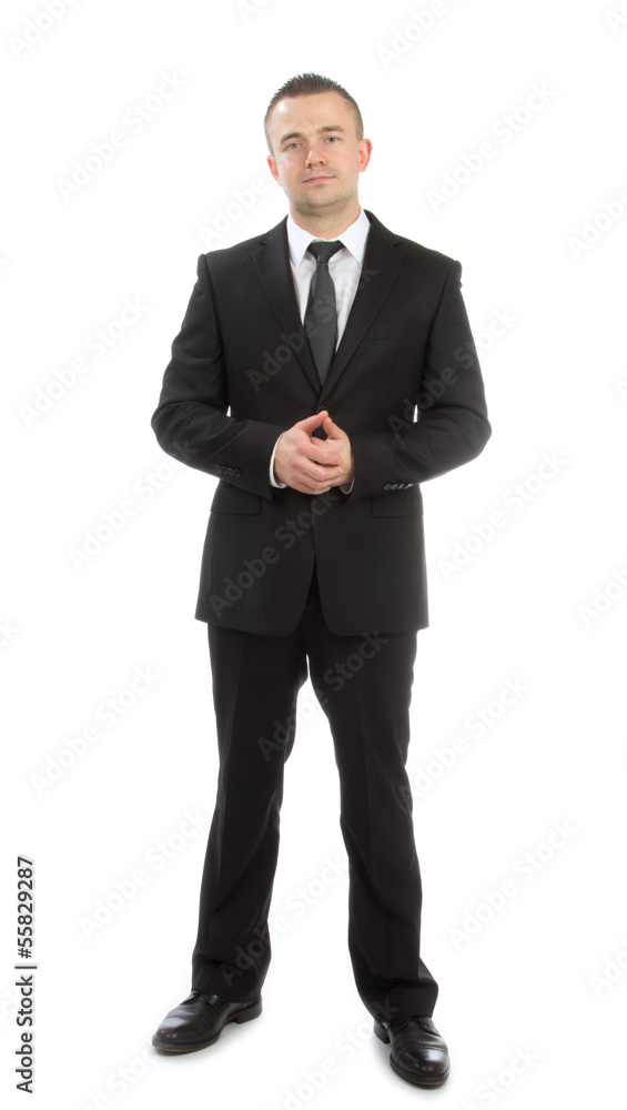 Full body business man Full body business man