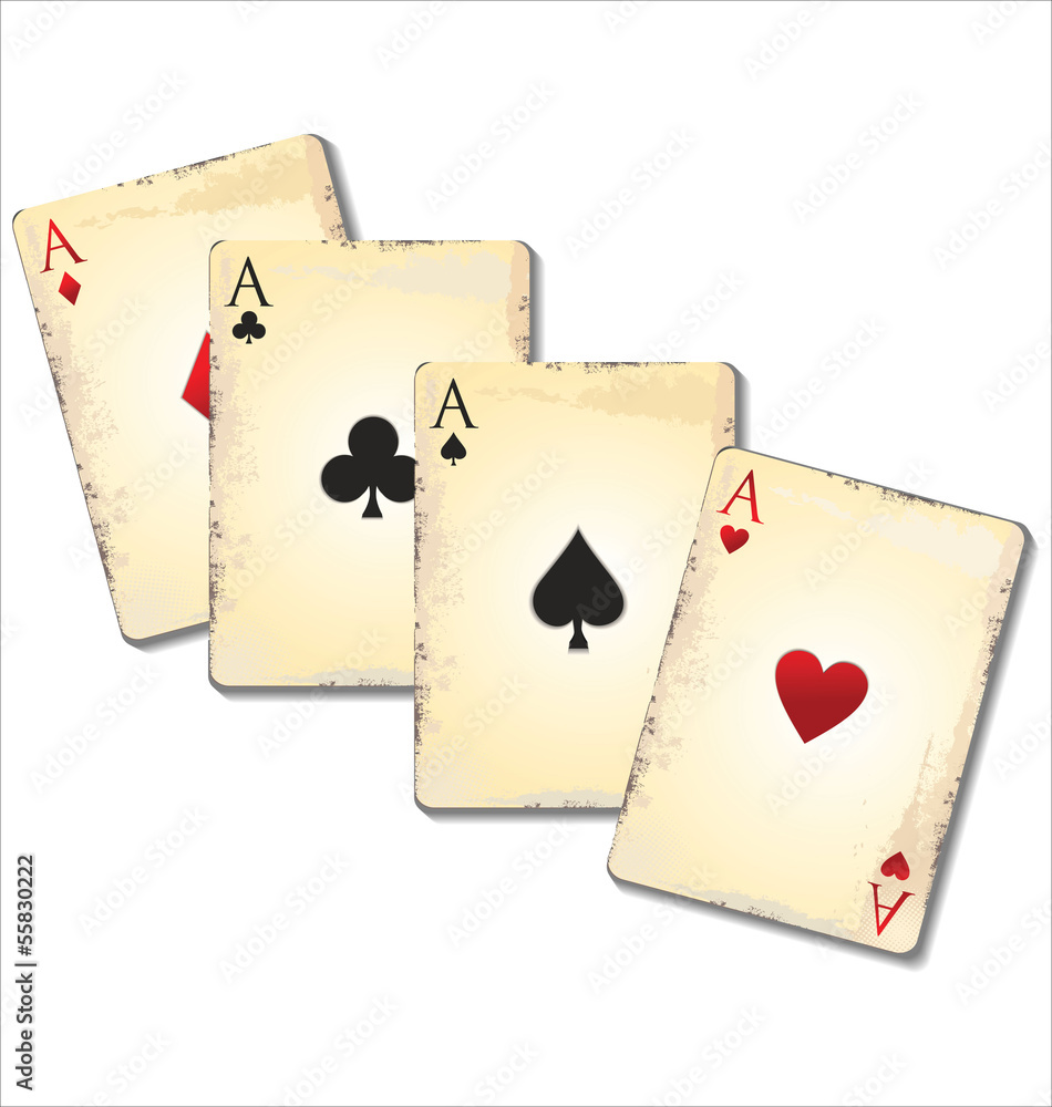 Obraz premium Old playing cards