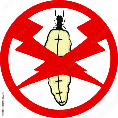 termites insect repellent emblem 