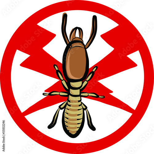 termites insect repellent emblem 