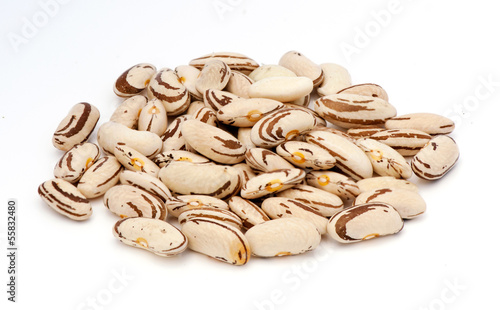 Raw kidney beans pile