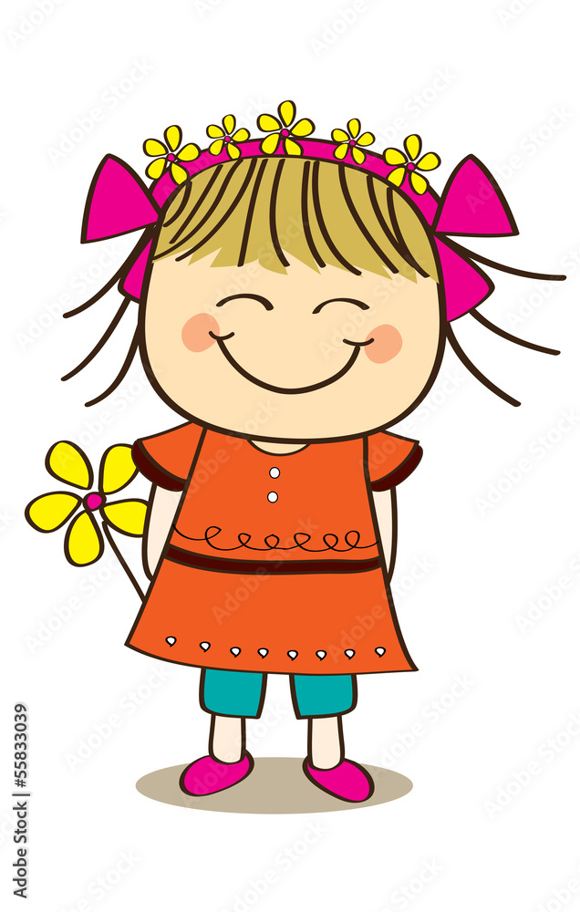 Cute little girl Cute little girl