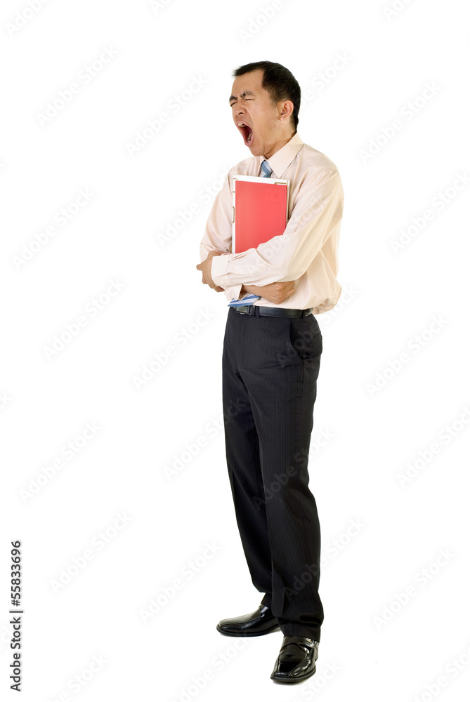 Tired businessman Tired businessman
