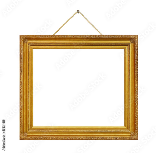 Retro frame on string