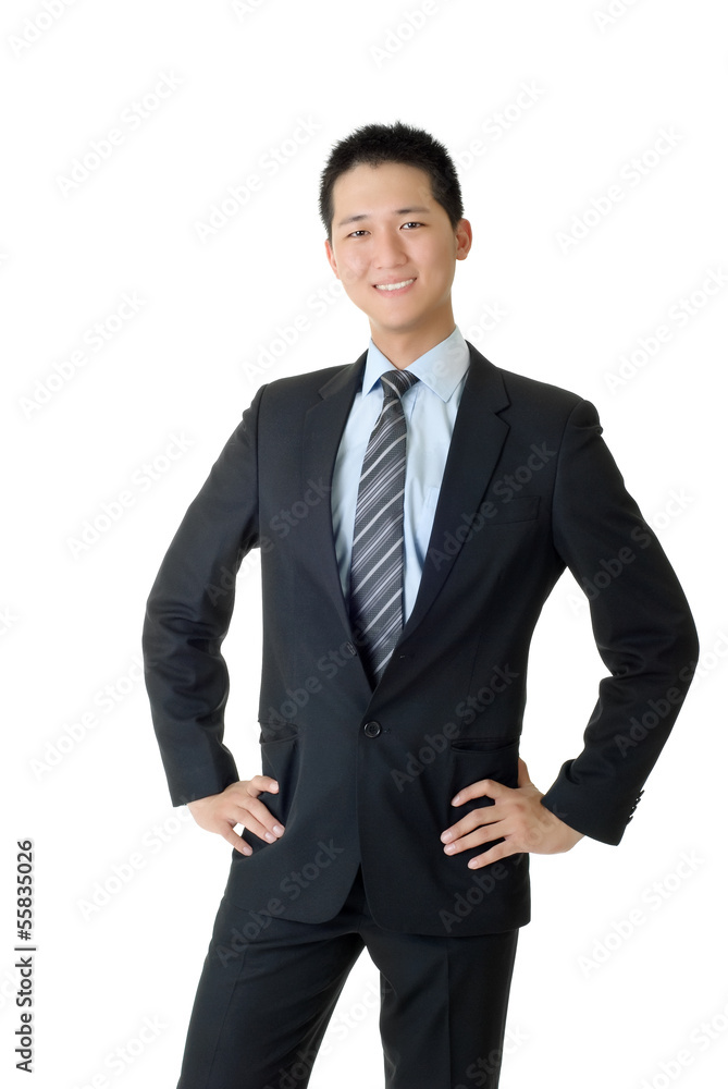 Full length portrait of young business man Full length portrait of young business man