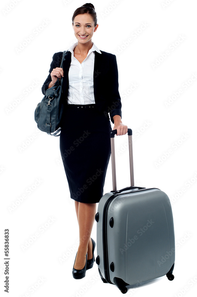 I am all ready for my business trip. I am all ready for my business trip.