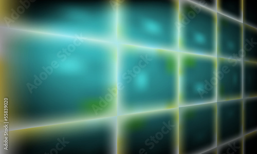 Vector abstract background with perspective grid