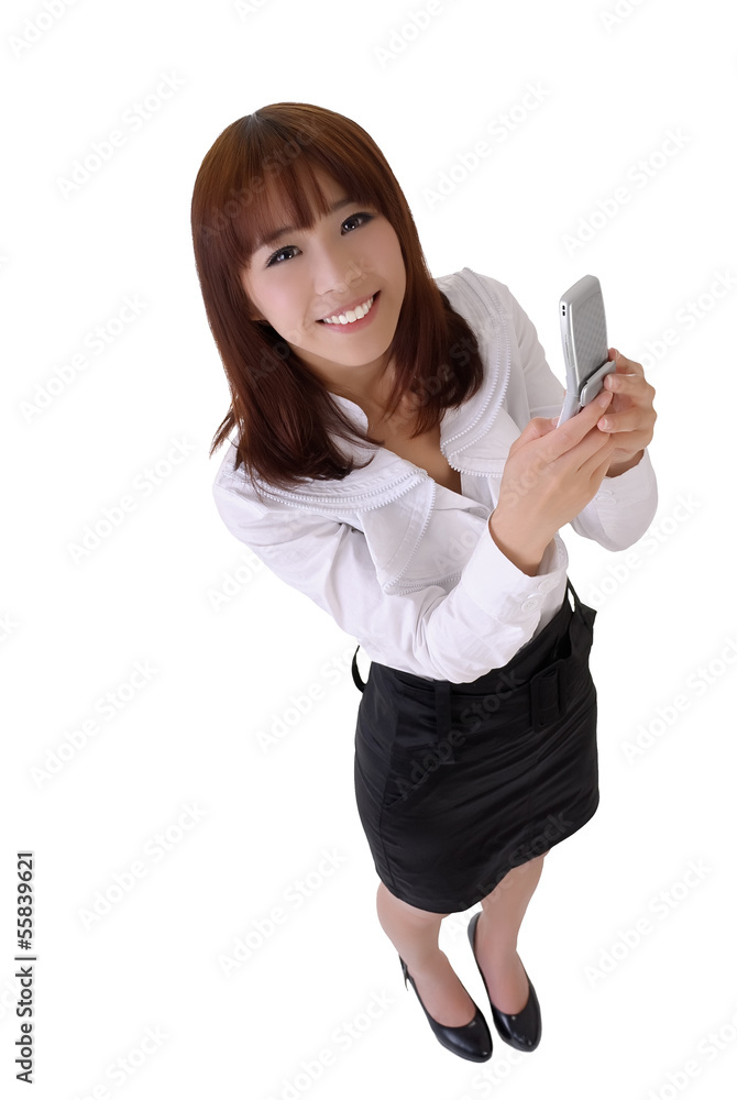Fototapeta premium Happy smiling business woman