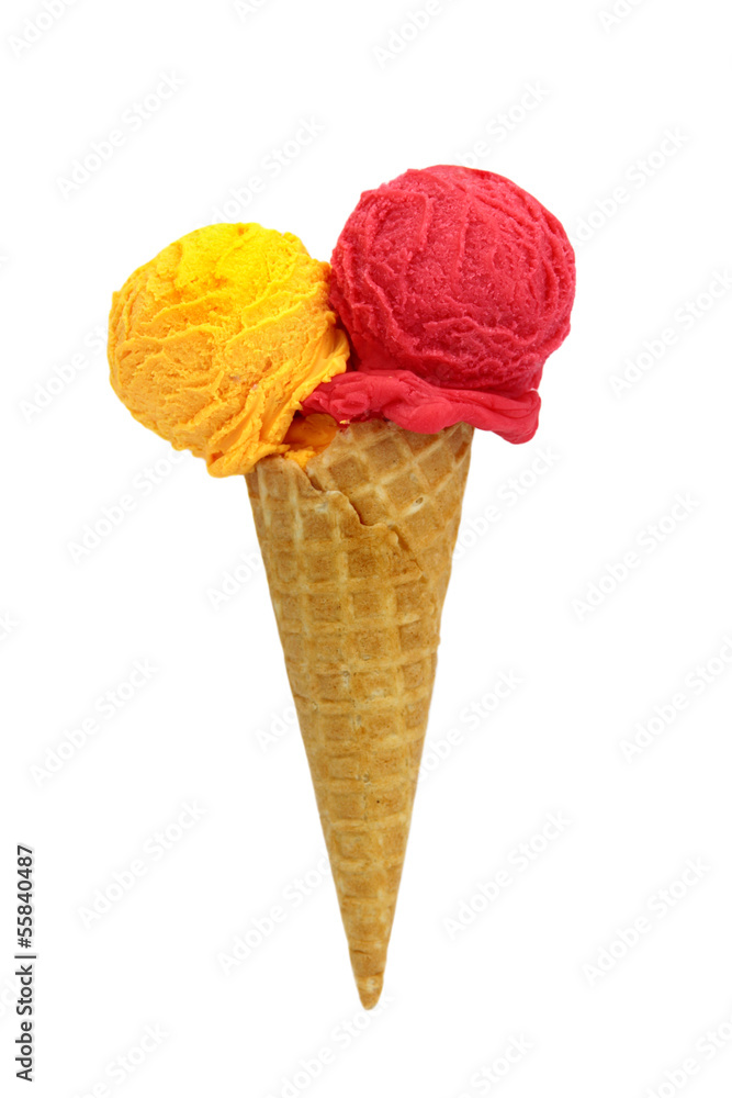 Red and yellow icecream Stock Photo Adobe Stock