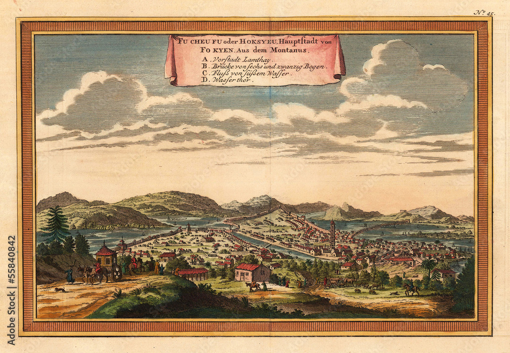 Obraz premium Old China