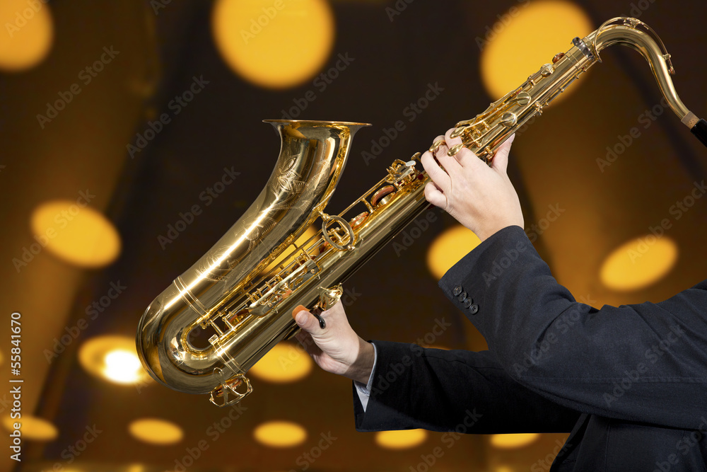 Obraz premium Saxophonist