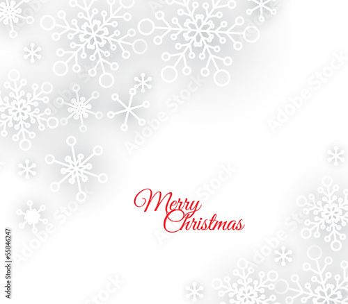 Vector white abstract Christmas background