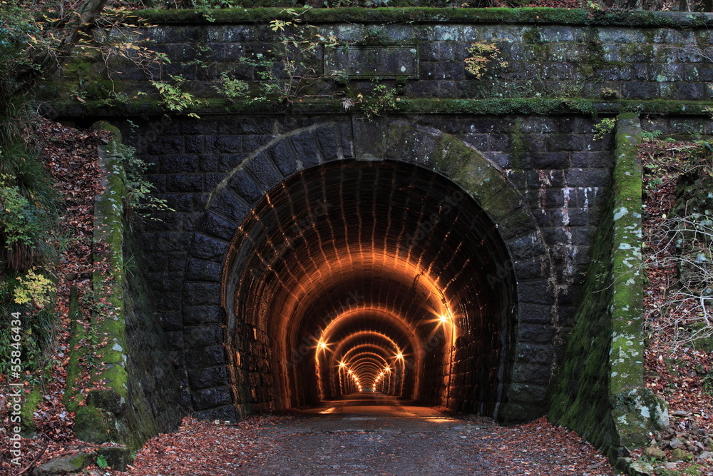 Fototapeta premium Dawny tunel Amagi (strona Izu City)